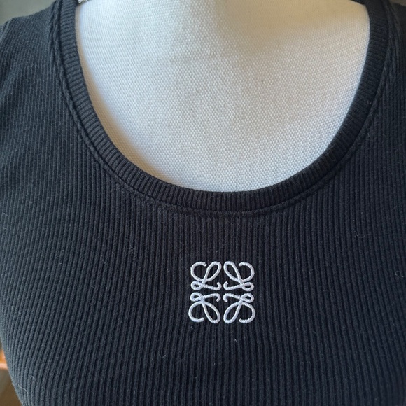 Loewe Black Anagram Tank Top - Size S - Picture 2 of 5